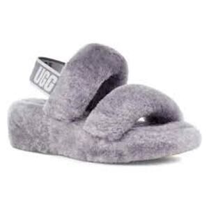 UGG Oh Yeah evolves the iconic UGG® Fluff Yeah slides Gray 12